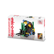 Jucarie de construit mic-o-mic 3D Stivuitor 089.087, 18 cm