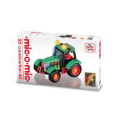 Jucarie de construit mic-o-mic 3D Tractor 089.010, 16.5 cm