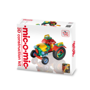 Jucarie de construit mic-o-mic 3D Tractor 089.071, 16.5 cm