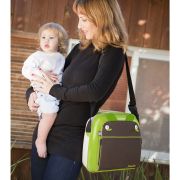 Geanta-scaun inaltator YummiGo Green | Gray