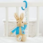 Peter Rabbit | Jucarie atasabila din plus cu vibratii, 22 cm