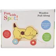 Jucarie de tras din lemn Spot the Dog