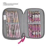 Penar echipat Minnie Mouse cu 3 compartimente, 42 piese