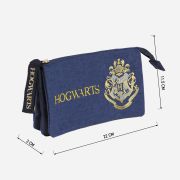 Penar Harry Potter Hogwarts cu 3 compartimente, 22 x 11.5 x 3 cm