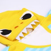 Prosop poncho cu gluga, Baby Shark, 50 x 115 cm