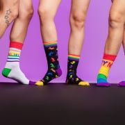 Set 3 perechi sosete Mickey Mouse Rainbow, 35-41