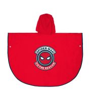 Pelerina de ploaie tip poncho, Spiderman, Rosu, 3 - 4 ani