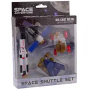 Set 4 figurine din metal/plastic - Vehicule spatiale