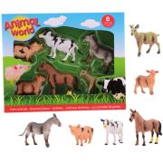 Set 6 figurine din cauciuc - Animale domestice