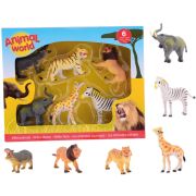 Set 6 figurine din cauciuc - Animale salbatice