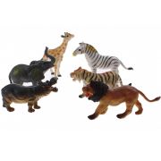 Set 6 figurine din cauciuc - Animale salbatice