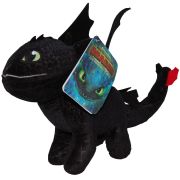 Set 2 jucarii din plus Toothless 25 cm si Light Fury Sparkle, Dragons, 28 cm