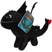 Set 2 jucarii din plus Toothless 25 cm si Light Fury Sparkle, Dragons, 28 cm