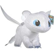 Jucarie din plus Light Fury Sparkle, Dragons, 40 cm