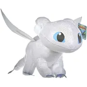 Jucarie din plus Light Fury Sparkle, Dragons, 40 cm