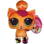 Jucarie din plus Neon Kitty, L.O.L. Surprise! Pets, 24 cm