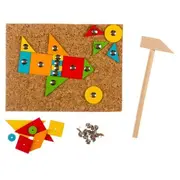 Set creativ cu forme din lemn