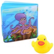 Set jucarii pentru baie - ratusca si carticica