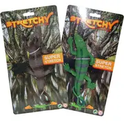 Set 2 crocodili super elastici din silicon, verde/maro, 25 cm