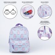 Rucsac Peppa Pig cu buzunar frontal, 9x20x27 cm