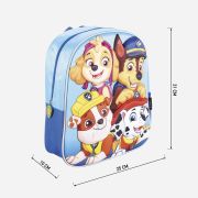 Rucsac Paw Patrol 3D, 25x31x10 cm, Albastru