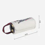 Penar Minnie Mouse cu 4 compartimente, 8x8x22 cm