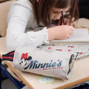 Penar Minnie Mouse cu 4 compartimente, 8x8x22 cm