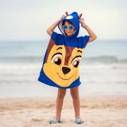 Prosop poncho cu gluga, Paw Patrol, 50 x 115 cm