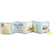 Jucarie - carte Winnie the Pooh cu doua fete pentru dezvoltare senzoriala