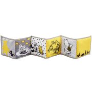 Jucarie - carte Winnie the Pooh cu doua fete pentru dezvoltare senzoriala