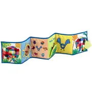 Jucarie - carte Elmer cu doua fete pentru dezvoltare senzoriala