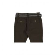 Pantaloni maro din doc si curea textila (4533), 6 ani / 116 cm