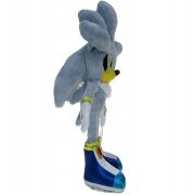 Jucarie din plus Silver, Sonic Hedgehog, 35 cm