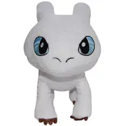 Jucarie din plus Light Fury soft, Dragons, 30 cm