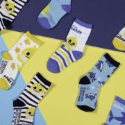 Set 5 perechi sosete Baby Shark, marimea 17/18