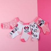 Set 5 perechi sosete Minnie Mouse, marimea 19/20