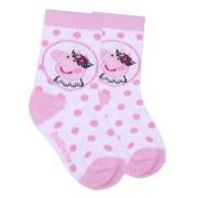 Set 5 perechi sosete Peppa Pig, marimea 17/18