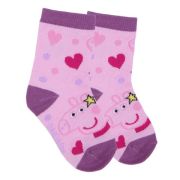 Set 5 perechi sosete Peppa Pig, marimea 17/18