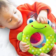 Jucarie din plus Benbat pentru dezvoltare senzoriala Frog