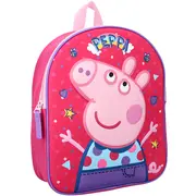 Rucsac 3D Peppa Pig Friends Around Town, 32x26x11 cm