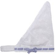 Bandana alba cu broderie englezeasca (10261), 17 x 22 cm
