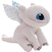 Jucarie din plus Light Fury cu aripi fluorescente, Dragons, 34 cm