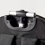 Troler Monocromo Urban, Negru/Albastru, 55x35x25 cm