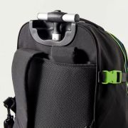 Troler Monocromo Urban, Negru/Albastru, 55x35x25 cm