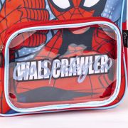 Rucsac Spiderman cu buzunar transparent, 25x30x12 cm