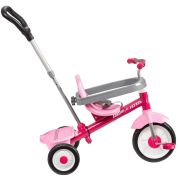 Tricicleta Radio Flyer 3-in-1 Stroll 'N Trike, Roz, 1.5 - 5 ani