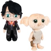 Set 2 jucarii din plus Harry Potter si Dobby, 20 cm