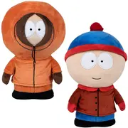 Set 2 jucarii din plus Stan Marsh, 18 cm si Kenny McCormick, 17 cm, South Park