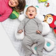 Suport bebelusi pentru carucior/scaun masina, Alb/Vernil