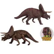 Figurina Triceratops 2 in 1 dinozaur si fosila